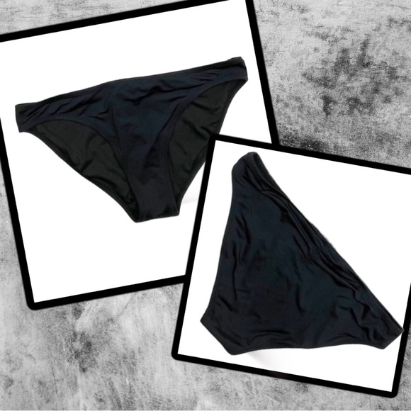 Jessica Simpson Black Cheeky Hipster Bikini Bottoms - Picture 7 of 9